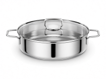 DELIMANO CLASSIC STAINLESS STEEL ROUND MOULD W LID