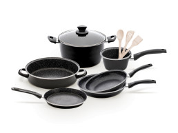 Set i enëve Stone Legend Black 10 pjesë