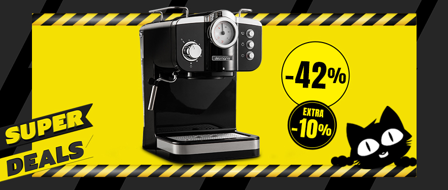 Aparat për kafe Espresso Deluxe Noir