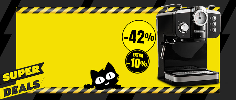 Aparat për kafe Espresso Deluxe Noir